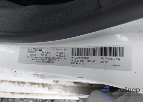 2016 Chrysler 200 Limited from USA, damaged, VIN 1C3CCCAB2GN164146